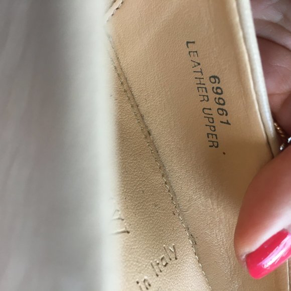 J.Crew's Janey Metallic Cap-Toe Flats Shoes Size 6 - Picture 6 of 7